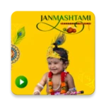 Logo of Janmashtami Video Maker android Application 